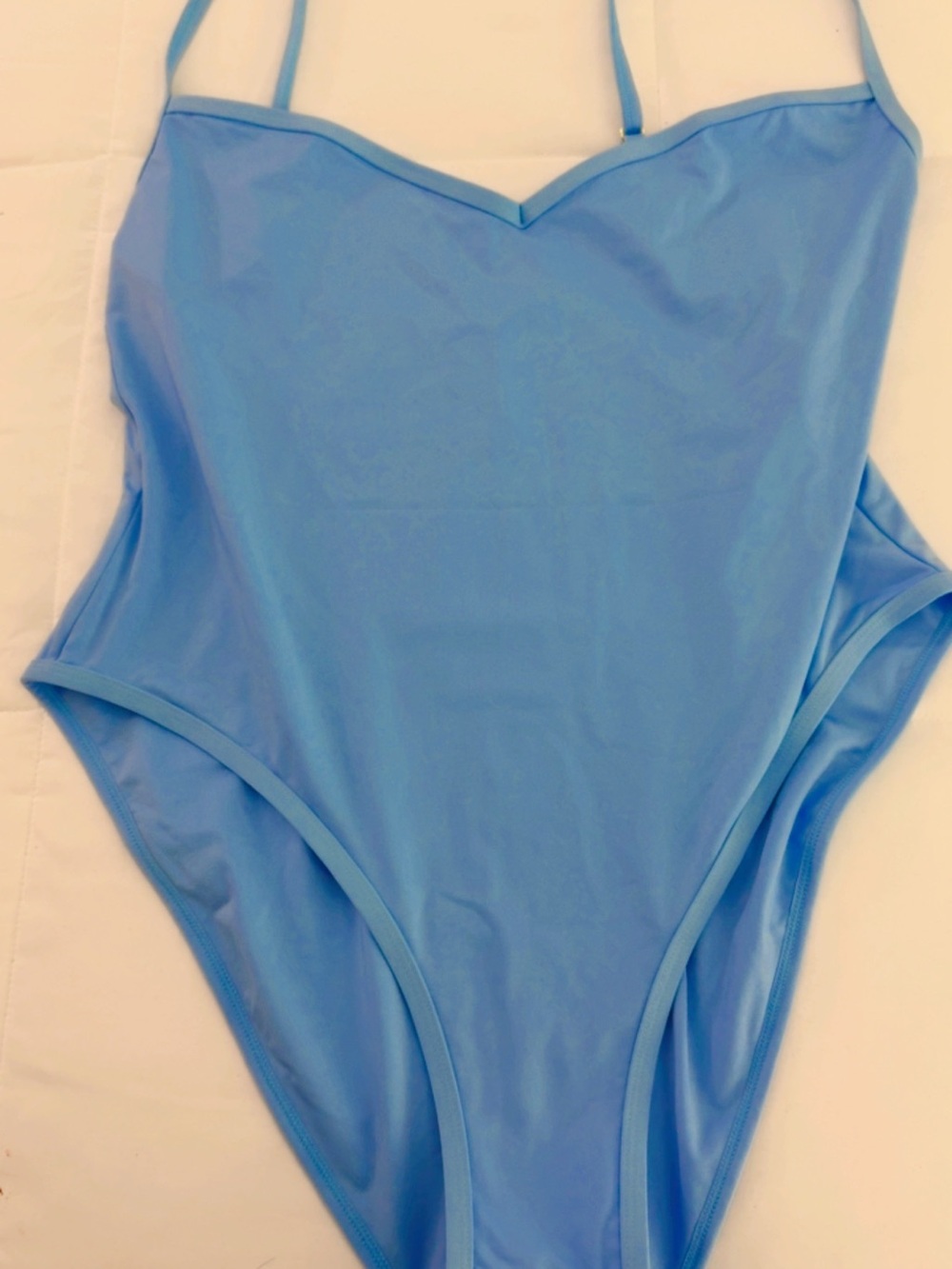 Monday Swimwear Cornflower Blue One-Piece Swimsuit with Adjustable Straps
